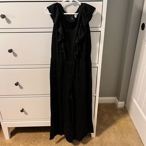 Black Glittery Romper